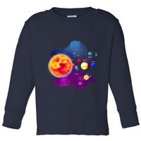 Solar System Planets For Astronomy And Space Geeks Toddler Long Sleeve Shirt