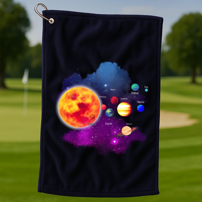 Solar System Planets For Astronomy And Space Geeks Golf Towel