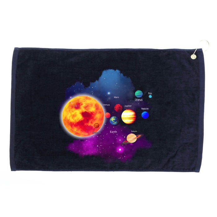 Solar System Planets For Astronomy And Space Geeks Grommeted Golf Towel