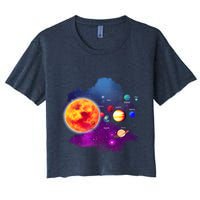 Solar System Planets For Astronomy And Space Geeks Crop Top