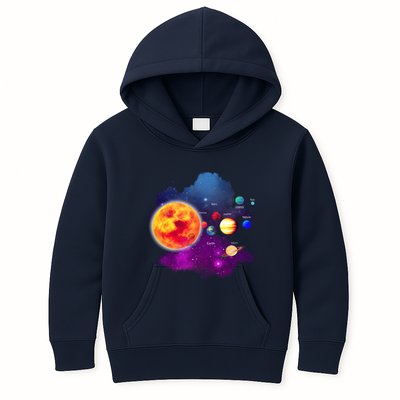 Solar System Planets For Astronomy And Space Geeks Kids Hoodie