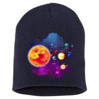 Solar System Planets For Astronomy And Space Geeks Short Acrylic Beanie