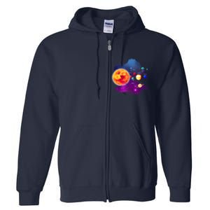 Solar System Planets For Astronomy And Space Geeks Full Zip Hoodie