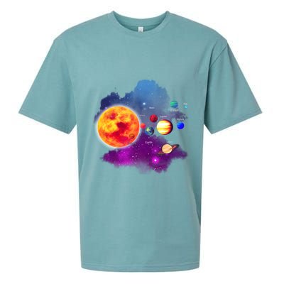 Solar System Planets For Astronomy And Space Geeks Sueded Cloud Jersey T-Shirt