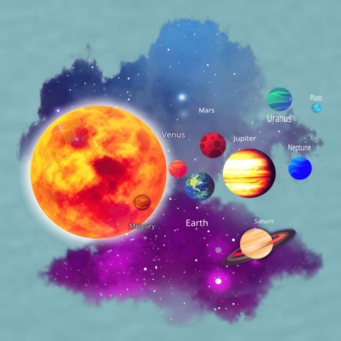 Solar System Planets For Astronomy And Space Geeks Sueded Cloud Jersey T-Shirt