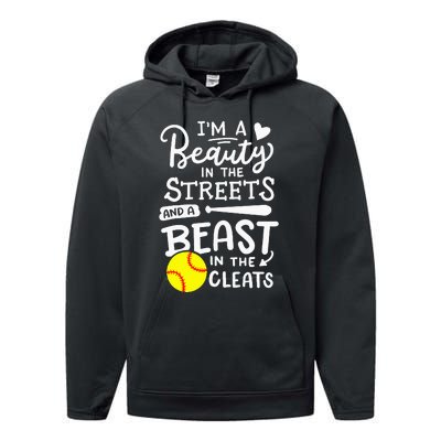 Softball Softball Player Performance Fleece Hoodie