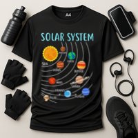 Solar System Planets Science Space Stem Performance Shirt