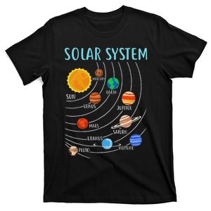 Solar System Planets Science Space Stem T-Shirt