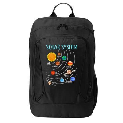 Solar System Planets Science Space Stem City Backpack