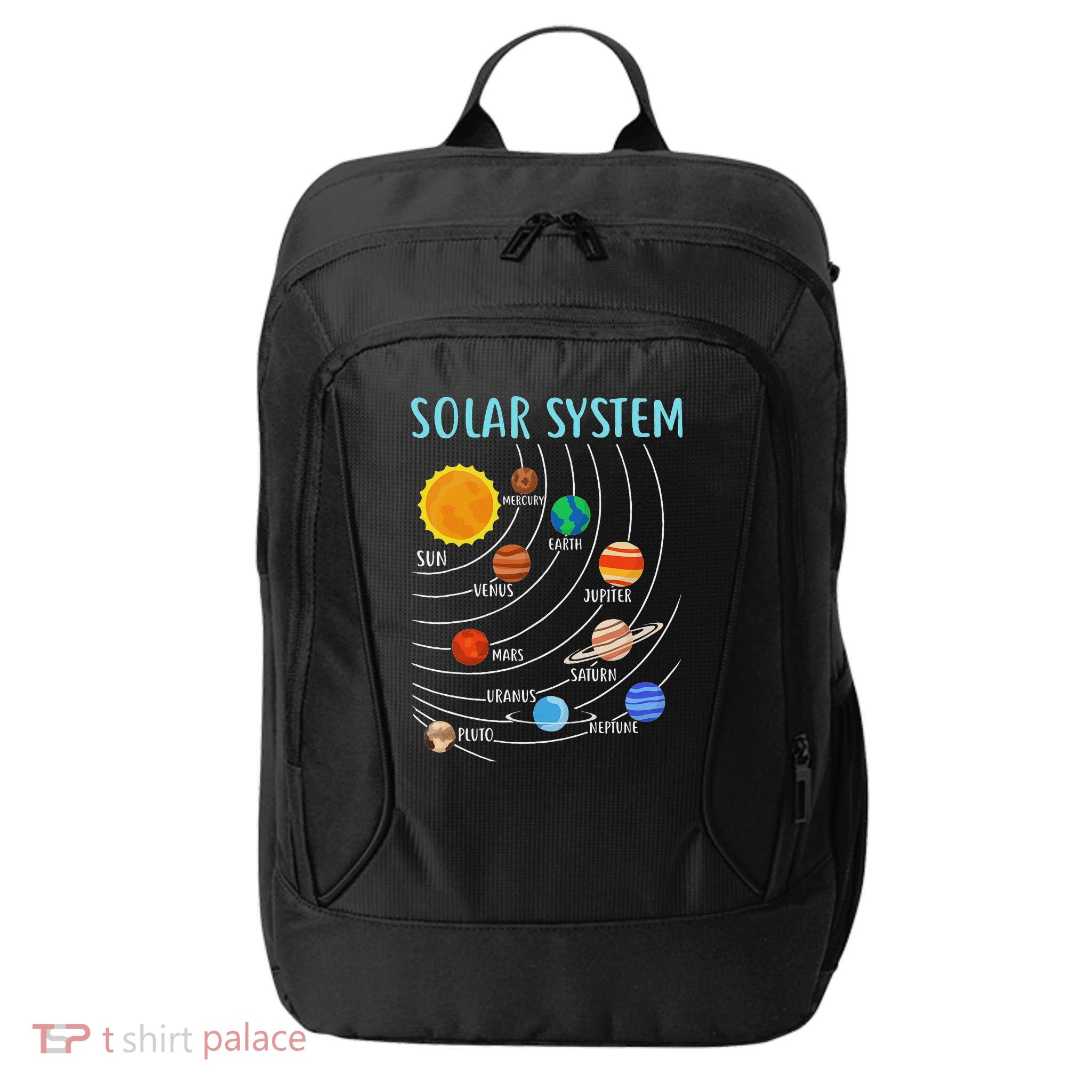 Solar System Planets Science Space Stem City Backpack