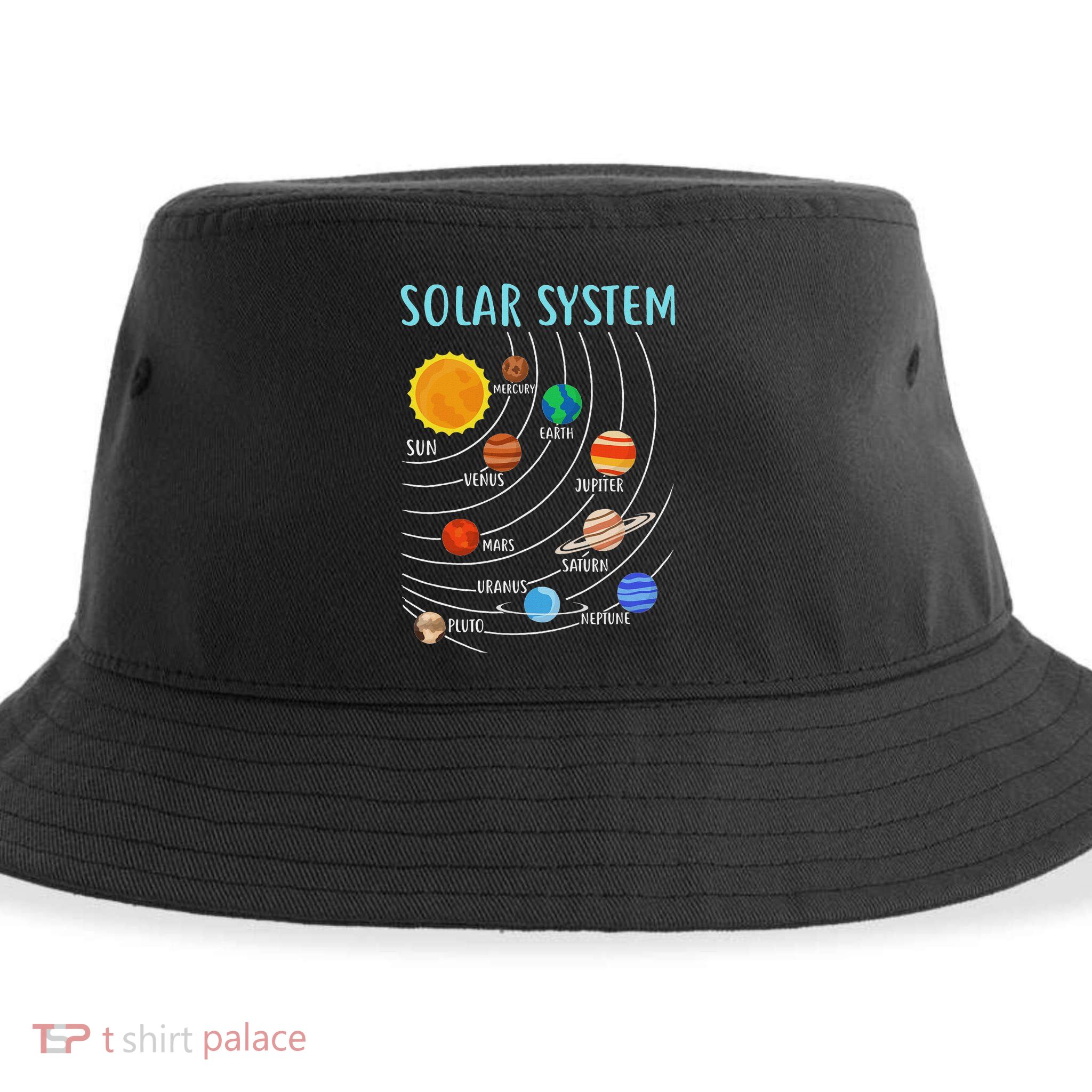 Solar System Planets Science Space Stem Sustainable Bucket Hat