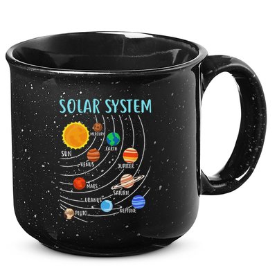 Solar System Planets Science Space Stem 15oz Campfire Ceramic Mug