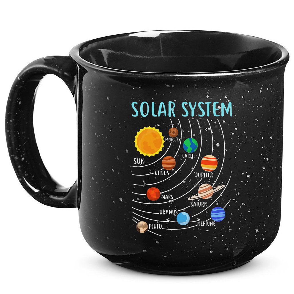 Solar System Planets Science Space Stem 15oz Campfire Ceramic Mug