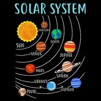Solar System Planets Science Space Stem Tall Sweatshirt