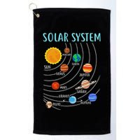 Solar System Planets Science Space Stem Golf Towel