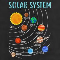 Solar System Planets Science Space Stem Golf Towel