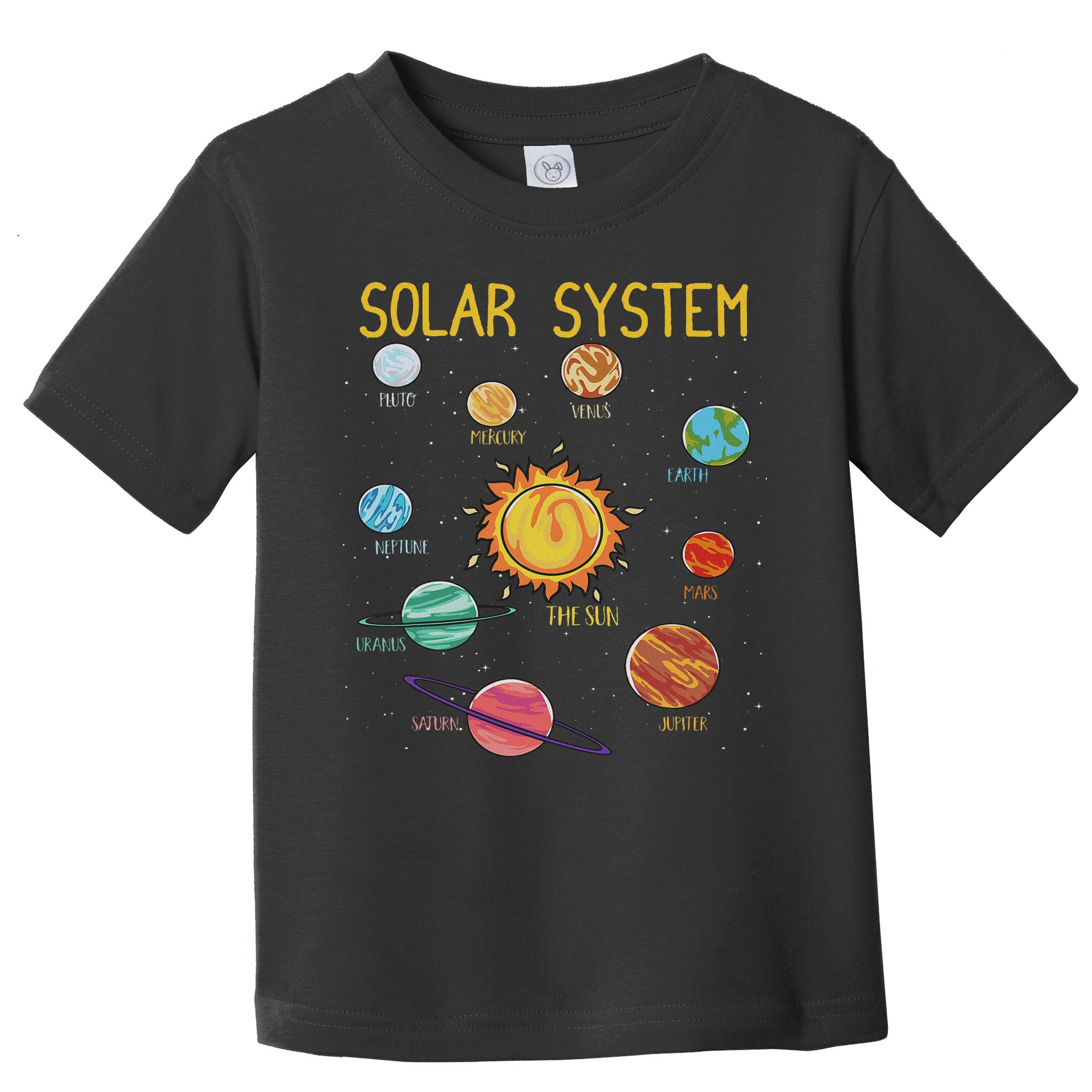 Solar System Planets Science Space Stem Toddler T-Shirt