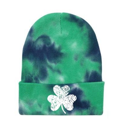 Shamrock St. Patricks Day Ireland Pride Irish Green Tie Dye 12in Knit Beanie