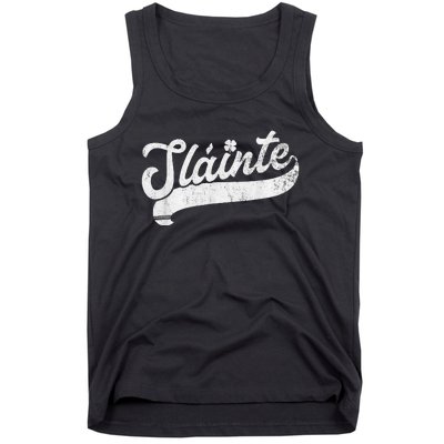 Slainte St Patrick's Day Saint Paddy's Irish Drinking Gift Tank Top