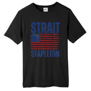 S.T.R.A.I.T S.T.A.P.L.E.T.O.N Patriotic American Flag Concert Tall Fusion ChromaSoft Performance T-Shirt