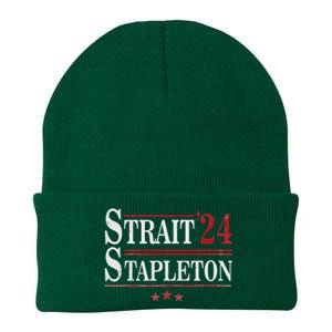 S.T.R.A.I.T S.T.A.P.L.E.T.O.N Patriotic American Flag Concert Knit Cap Winter Beanie