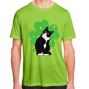 St. Saint Patrick's Day Tuxedo Cat WoCostume Adult ChromaSoft Performance T-Shirt