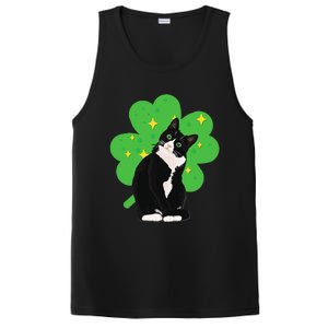 St. Saint Patrick's Day Tuxedo Cat WoCostume PosiCharge Competitor Tank