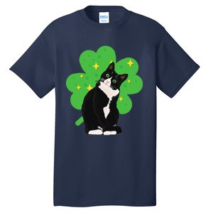 St. Saint Patrick's Day Tuxedo Cat WoCostume Tall T-Shirt