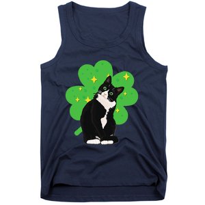 St. Saint Patrick's Day Tuxedo Cat WoCostume Tank Top