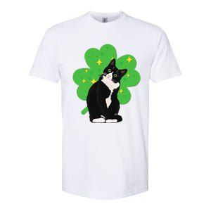 St. Saint Patrick's Day Tuxedo Cat WoCostume Softstyle CVC T-Shirt