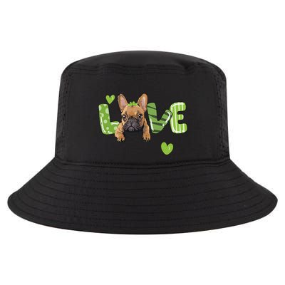 Saint St. Patrick's Day Gift French Bulldog Frenchie Lovers Cool Comfort Performance Bucket Hat