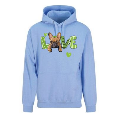 Saint St. Patrick's Day Gift French Bulldog Frenchie Lovers Unisex Surf Hoodie