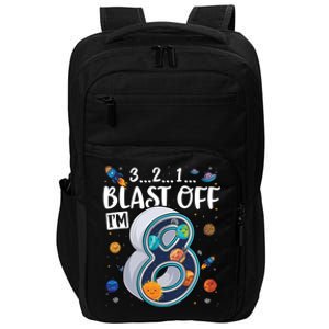 Solar System Planets Eight 8 Years Old 8th Birthday Gift Impact Tech Backpack