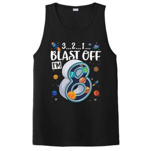 Solar System Planets Eight 8 Years Old 8th Birthday Gift PosiCharge Competitor Tank