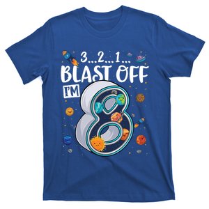 Solar System Planets Eight 8 Years Old 8th Birthday Gift T-Shirt