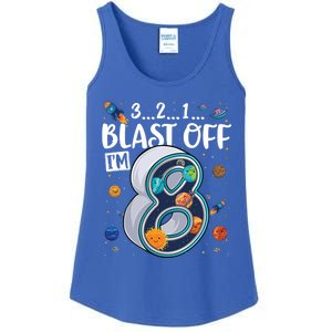 Solar System Planets Eight 8 Years Old 8th Birthday Gift Ladies Essential Tank