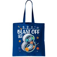 Solar System Planets Eight 8 Years Old 8th Birthday Gift Tote Bag