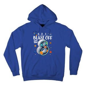 Solar System Planets Eight 8 Years Old 8th Birthday Gift Tall Hoodie