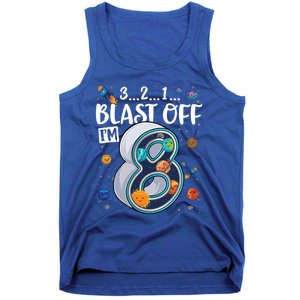 Solar System Planets Eight 8 Years Old 8th Birthday Gift Tank Top