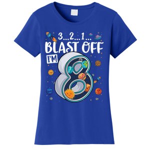 Solar System Planets Eight 8 Years Old 8th Birthday Gift Women's T-Shirt