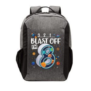 Solar System Planets Eight 8 Years Old 8th Birthday Gift Vector Backpack