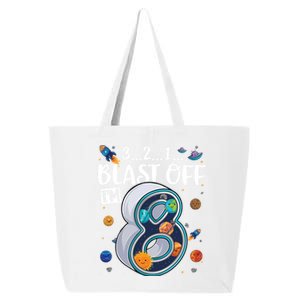 Solar System Planets Eight 8 Years Old 8th Birthday Gift 25L Jumbo Tote