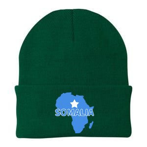 Somalia Somali Pride Flag Map Africa Print Knit Cap Winter Beanie