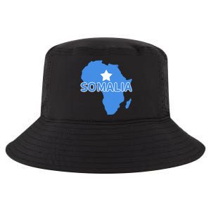 Somalia Somali Pride Flag Map Africa Print Cool Comfort Performance Bucket Hat