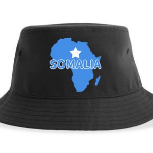 Somalia Somali Pride Flag Map Africa Print Sustainable Bucket Hat