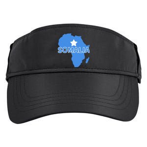 Somalia Somali Pride Flag Map Africa Print Adult Drive Performance Visor