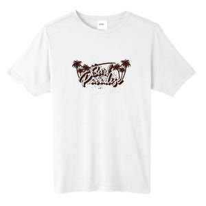 Surfing Surf Paradise Palm Beach Tropical Gift Tall Fusion ChromaSoft Performance T-Shirt