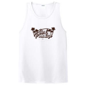 Surfing Surf Paradise Palm Beach Tropical Gift PosiCharge Competitor Tank