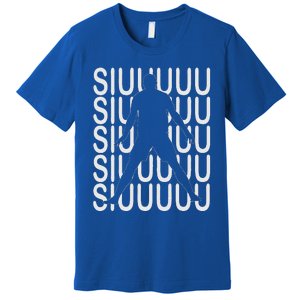 Siuuuu Soccer Present For Soccer Premium T-Shirt