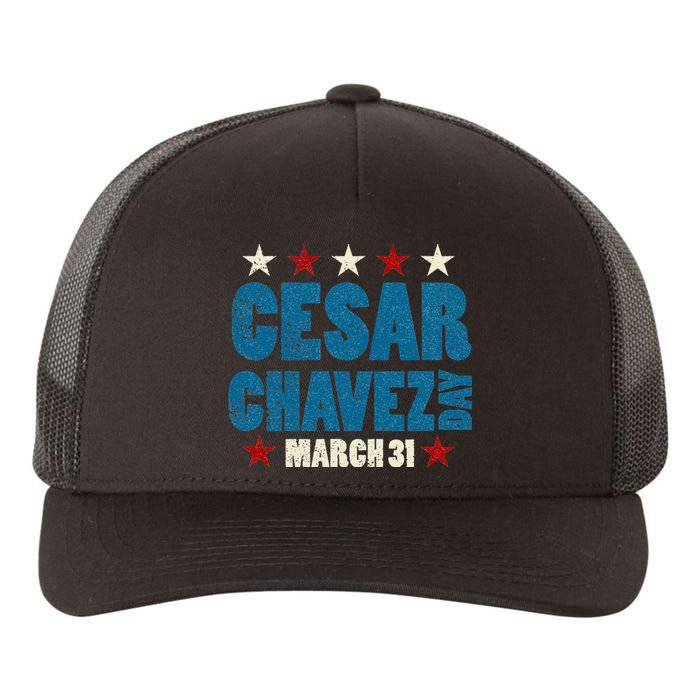 Si Se Puede I Cesar Chavez Day funny quote Yupoong Adult 5-Panel Trucker Hat